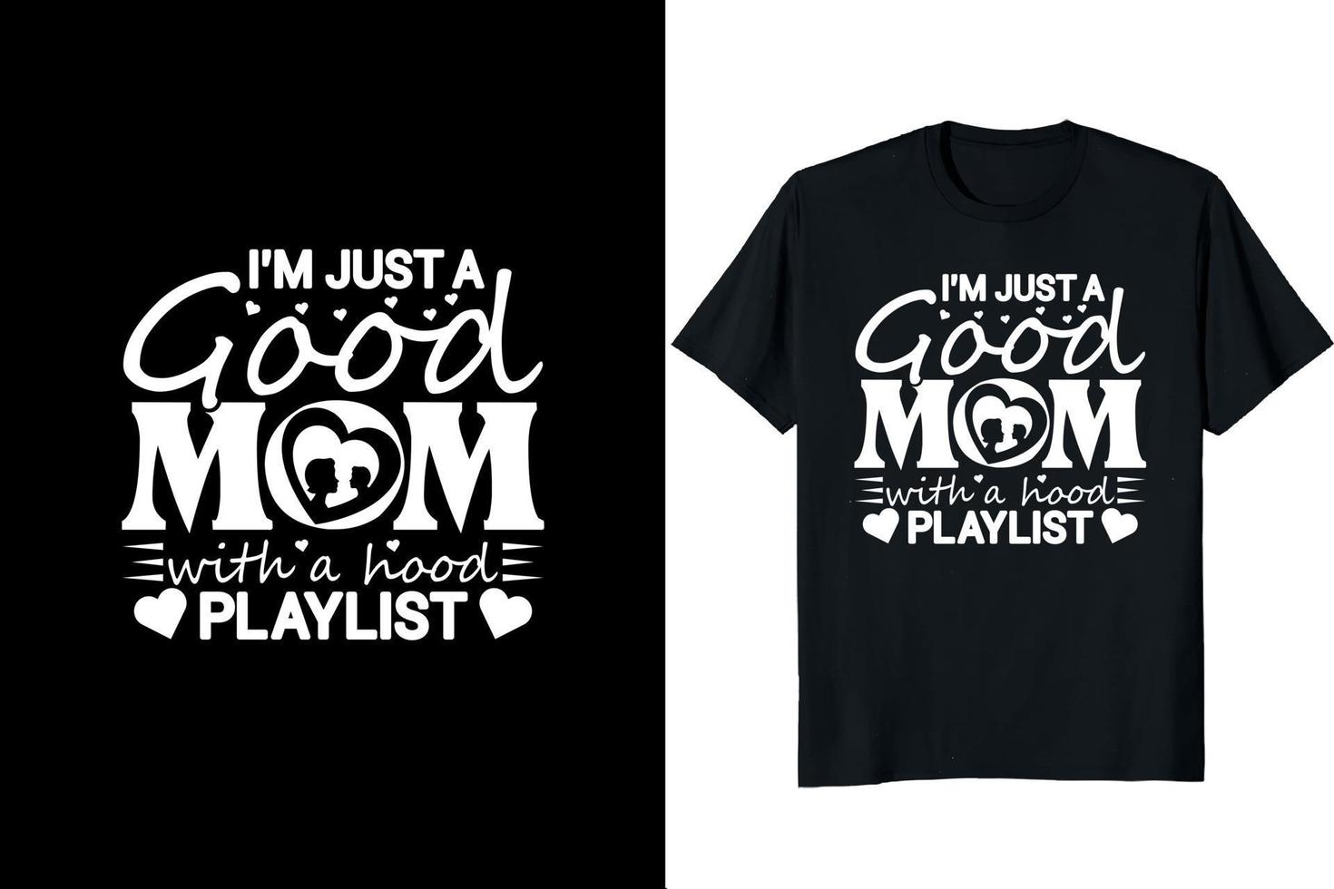 design de camiseta para o dia das mães vetor
