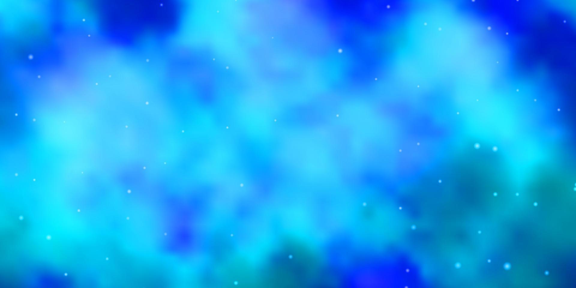 padrão de vetor azul claro com estrelas abstratas.