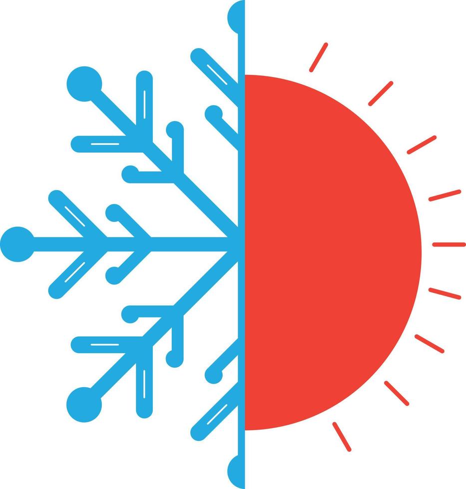 ar condicionamento serviço. perfeito logotipo com floco de neve para ar condicionamento empresa. ac serviço logotipo. vetor