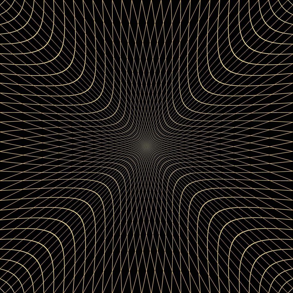 grade de cor ouro abstrato listrado padrão geométrico sem emenda - ilustração vetorial vetor