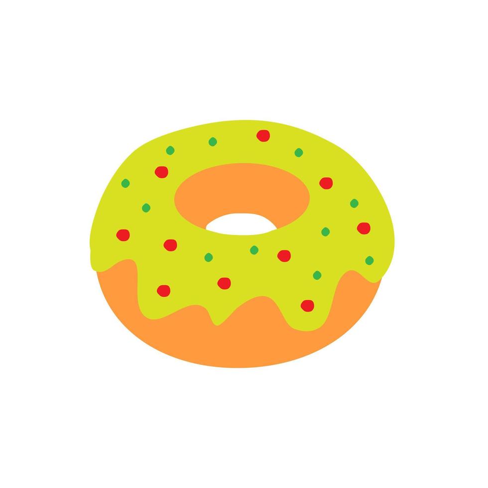 rosquinha ícone vetor. sobremesa ilustração placa. doce símbolo. bolo logotipo. vetor