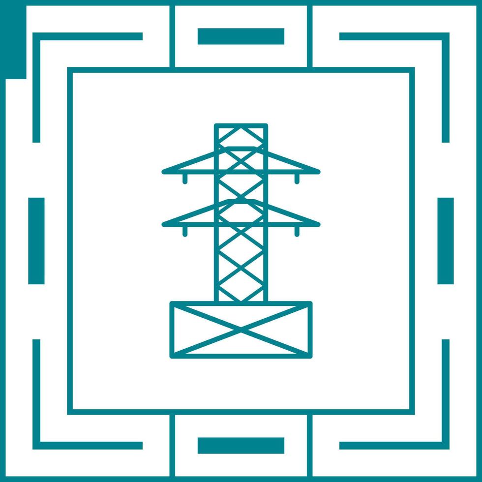 ícone de vetor de torre de eletricidade