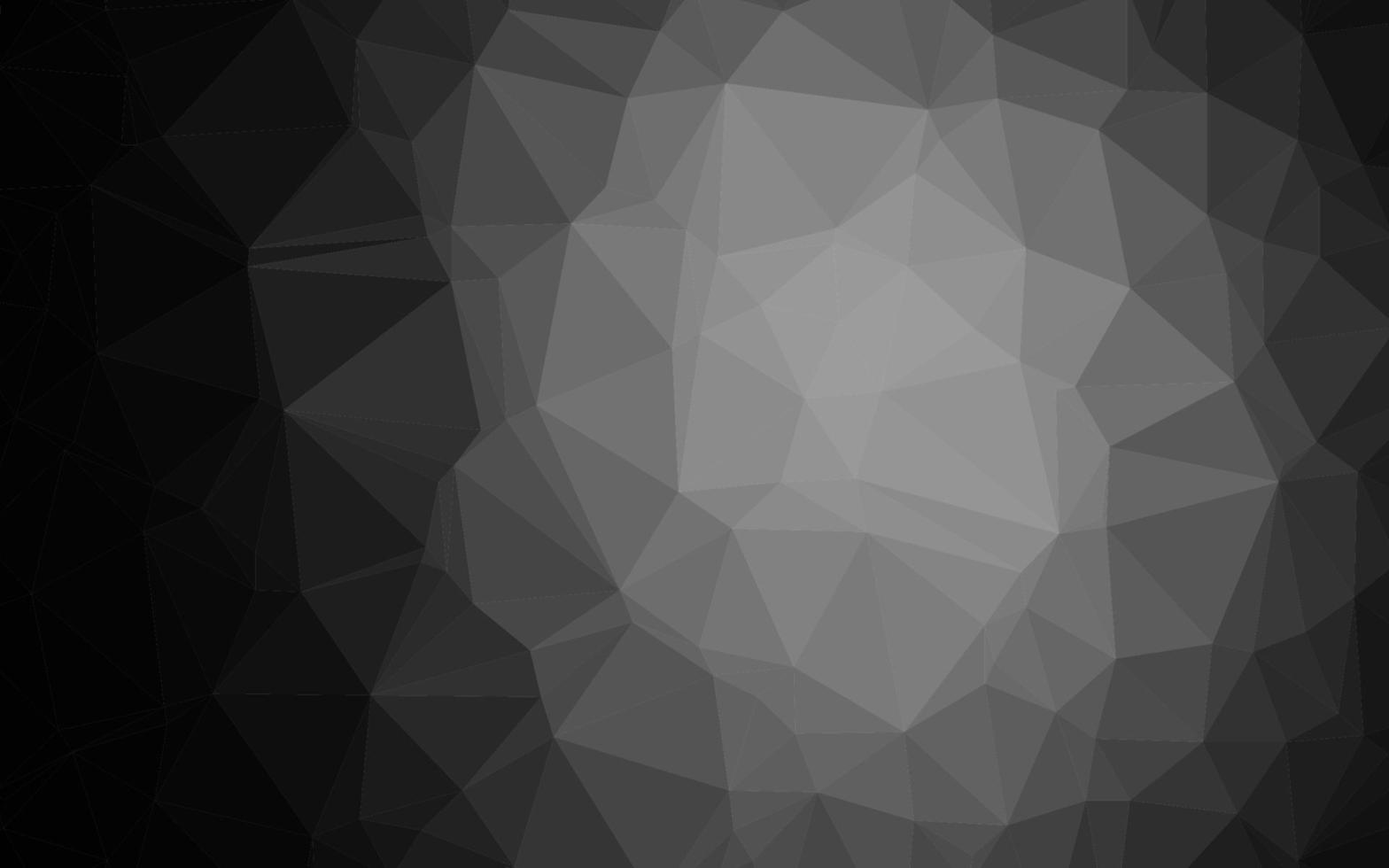 layout abstrato de polígono de vetor cinza escuro, prata escura.