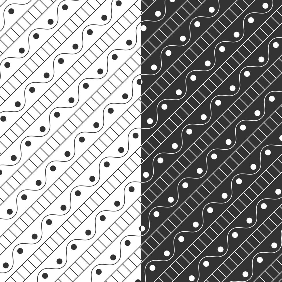 moderno minimalista padronizar fundo com pontos e ondulado linhas vetor