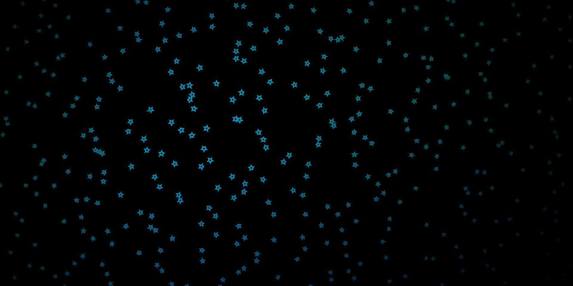 fundo vector azul escuro com estrelas coloridas.