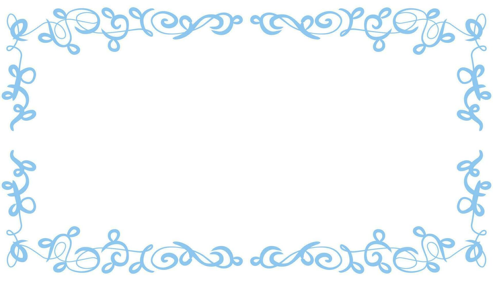 azul abstrato quadro, Armação fundo ilustração vetor