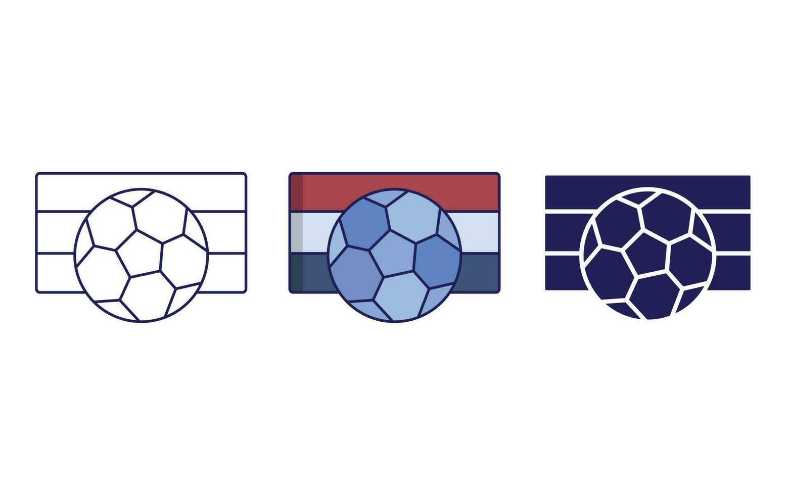 ícone de vetor de bola de futebol