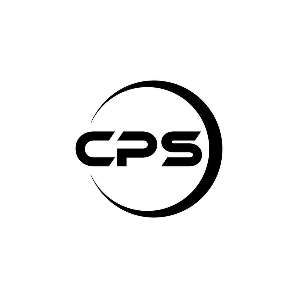 cps carta logotipo Projeto dentro ilustração. vetor logotipo, caligrafia desenhos para logotipo, poster, convite, etc.