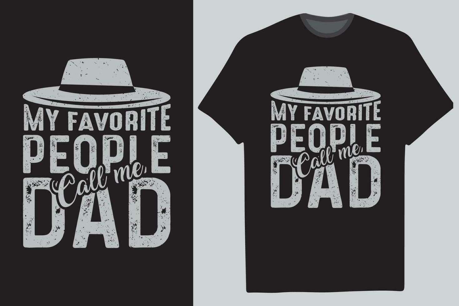 meu Amado uns ligar mim Papai t camisa engraçado do pai dia para rapazes vetor