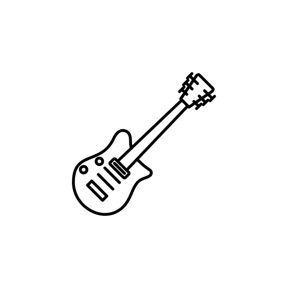 pedra, guitarra vetor ícone ilustração