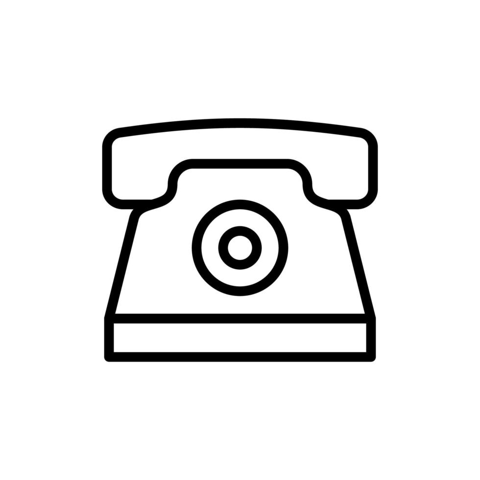 telefone, telefone fixo vetor ícone ilustração