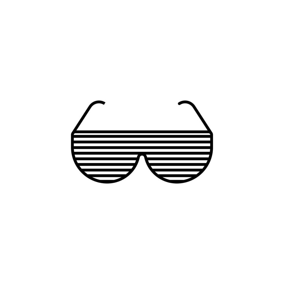 Rocha óculos vetor ícone ilustração