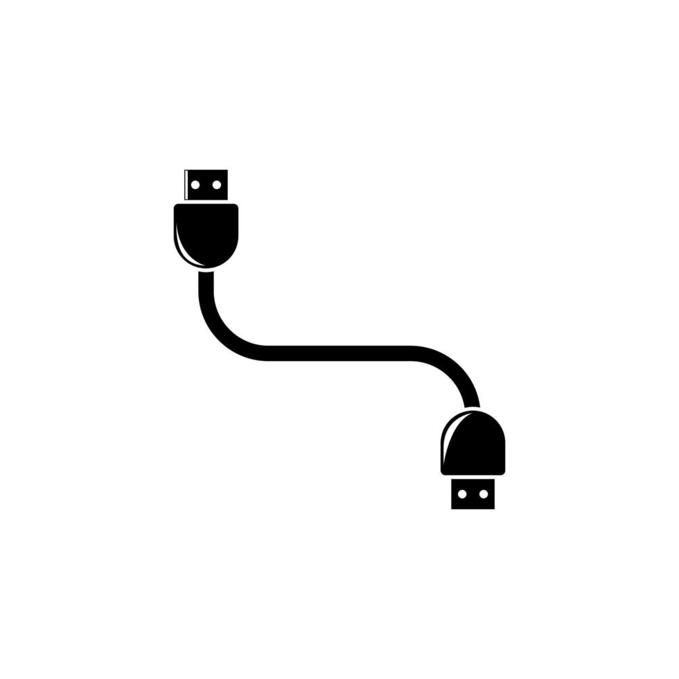 USB cabo vetor ícone ilustração