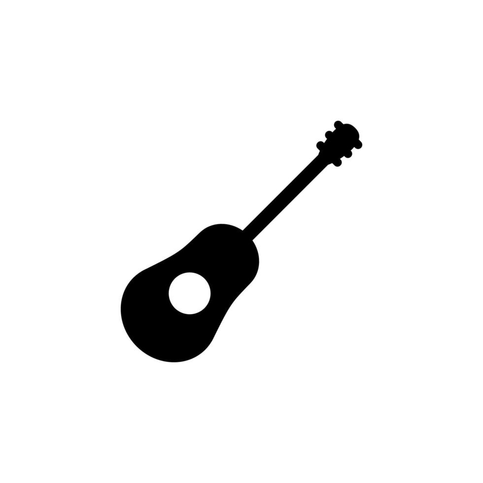 ilustração do ícone do vetor de guitarra