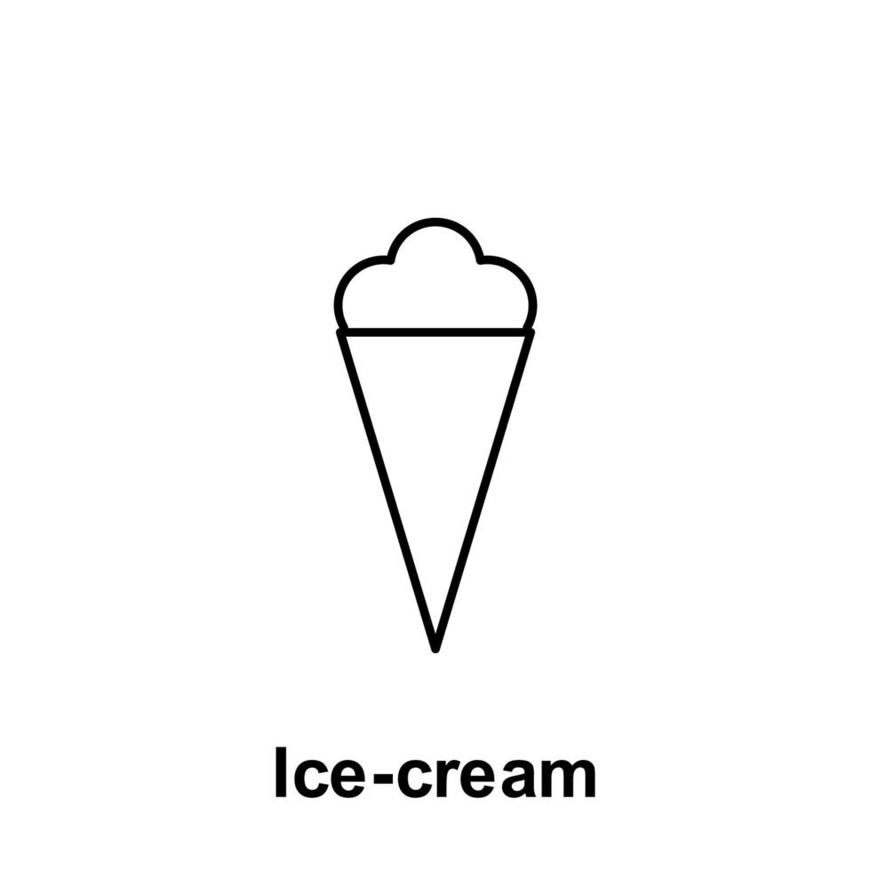 sorvete vetor ícone ilustração