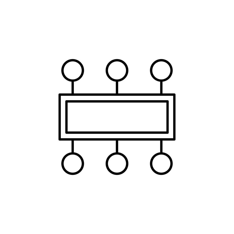 CPU vetor ícone ilustração