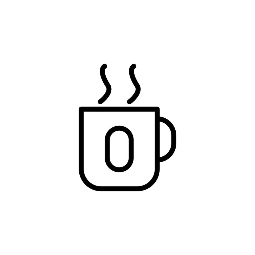 ilustração do ícone do vetor de café