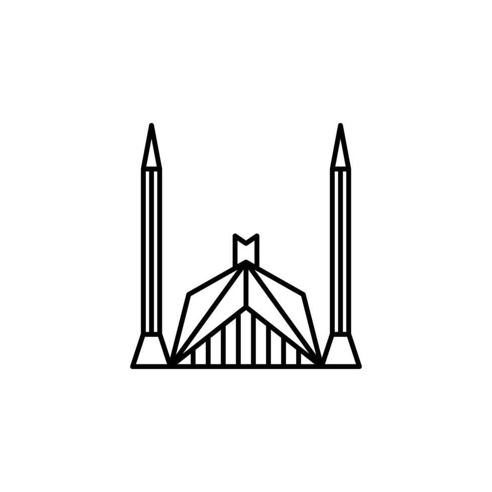 Faisal mesquita vetor ícone ilustração