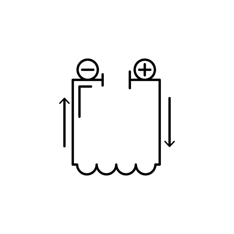 ilustração do ícone do vetor de circuito
