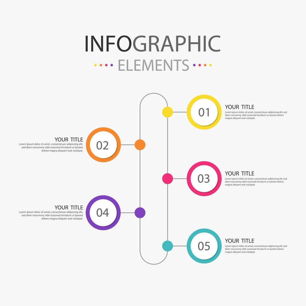 Linha do tempo vetor abstrato infográfico elementos com bala. o negócio infográficos.