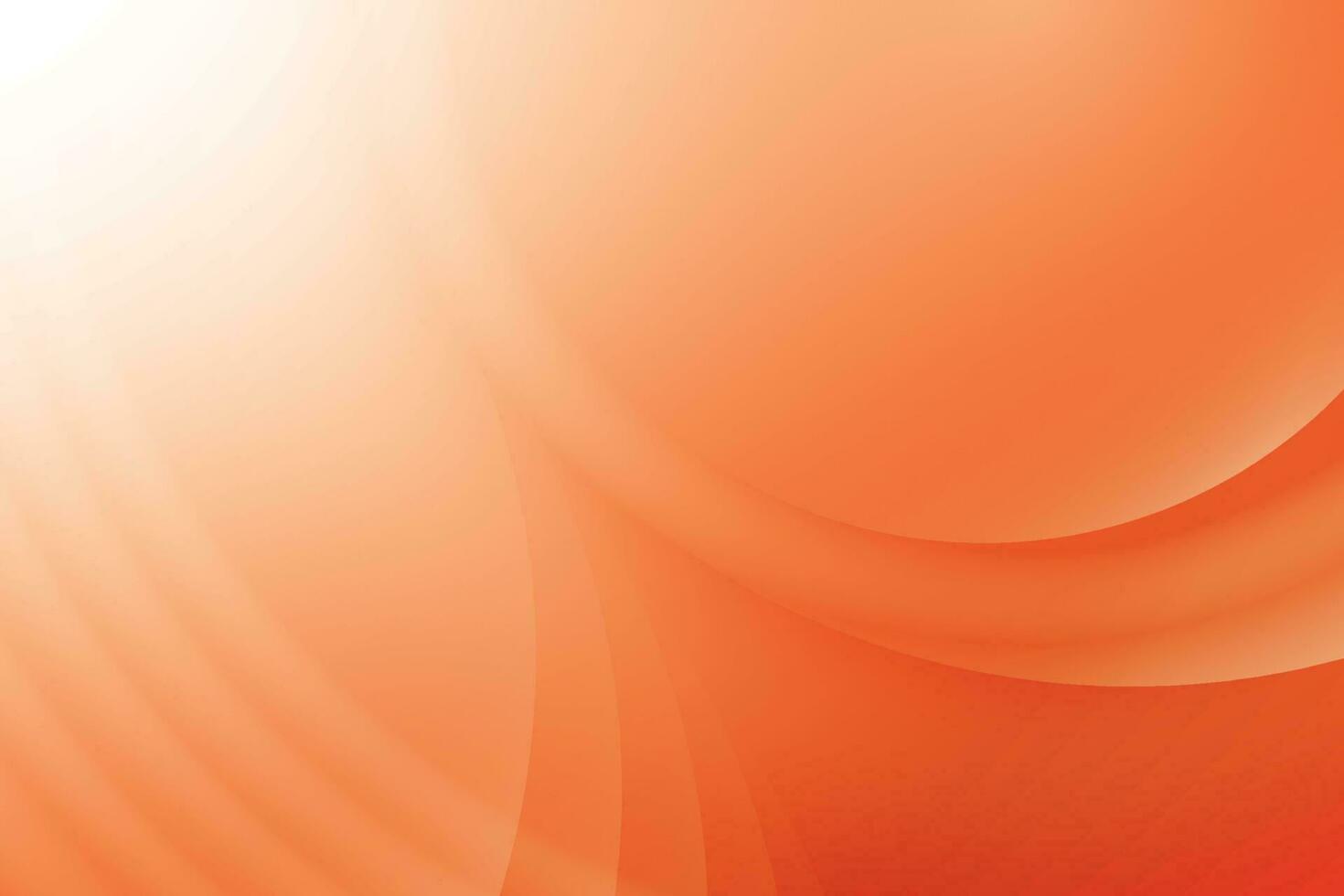 abstrato geométrico laranja cor fundo com moderno listras, volta forma. vetor ilustração.