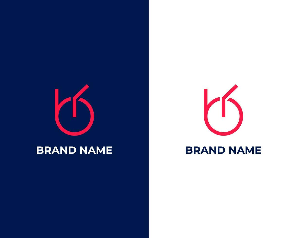 moderno minimalista carta b restaurante logotipo. carta b com Comida logotipo Projeto modelo vetor
