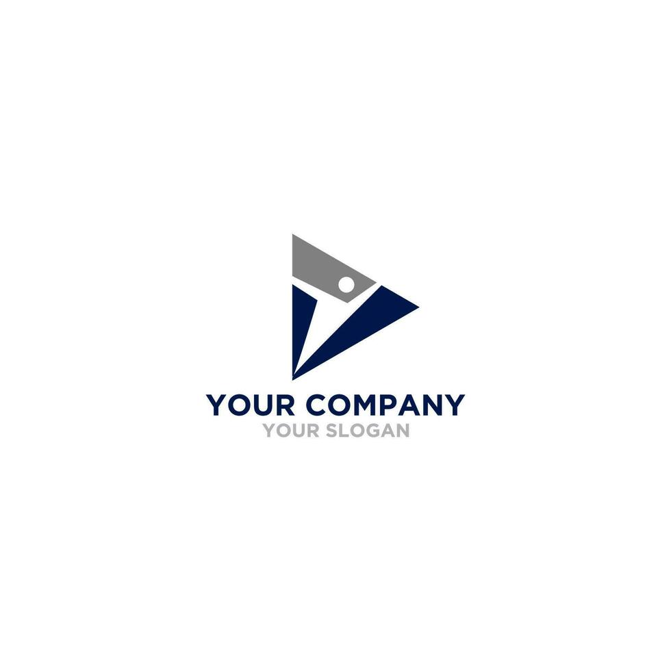 triângulo Treinamento pessoas logotipo Projeto vetor