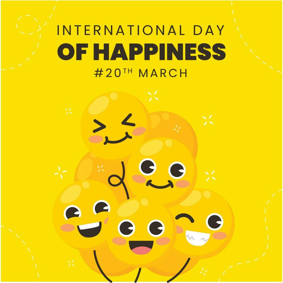 livre vetor internacional dia do felicidade