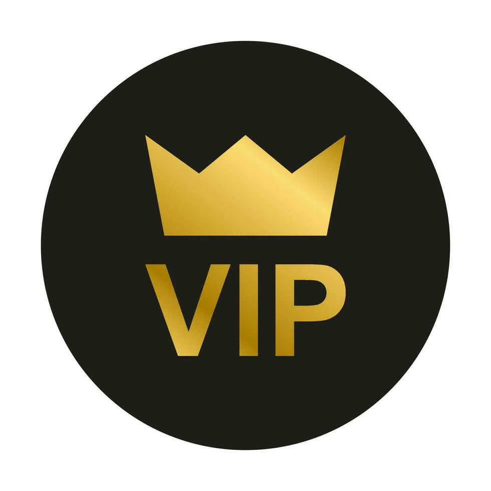 vetor de ícone vip para design gráfico, logotipo, site, mídia social, aplicativo móvel, interface do usuário