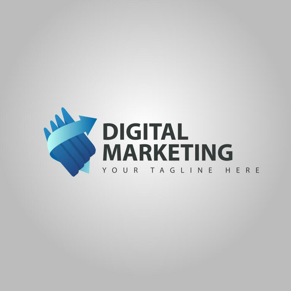 moderno marketing o negócio logotipo vetor modelo, digital marketing, direção. comece Projeto conceito