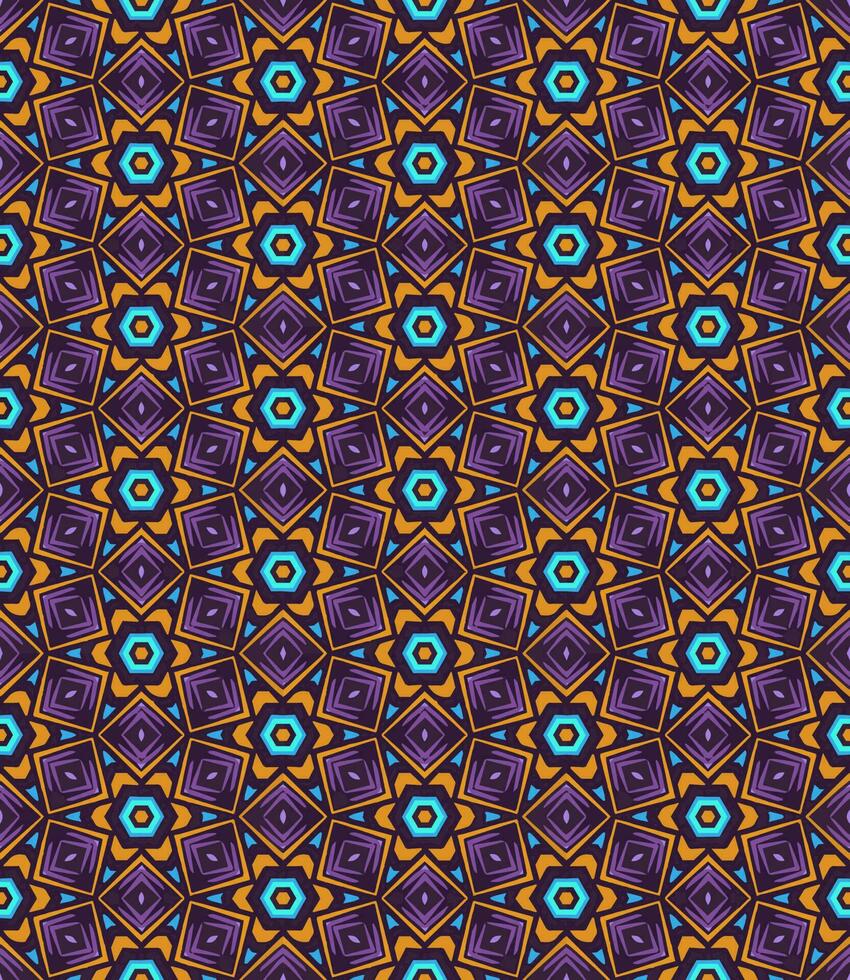 padrão abstrato sem emenda de várias cores. fundo e pano de fundo. multi colorido. design ornamental colorido. vetor