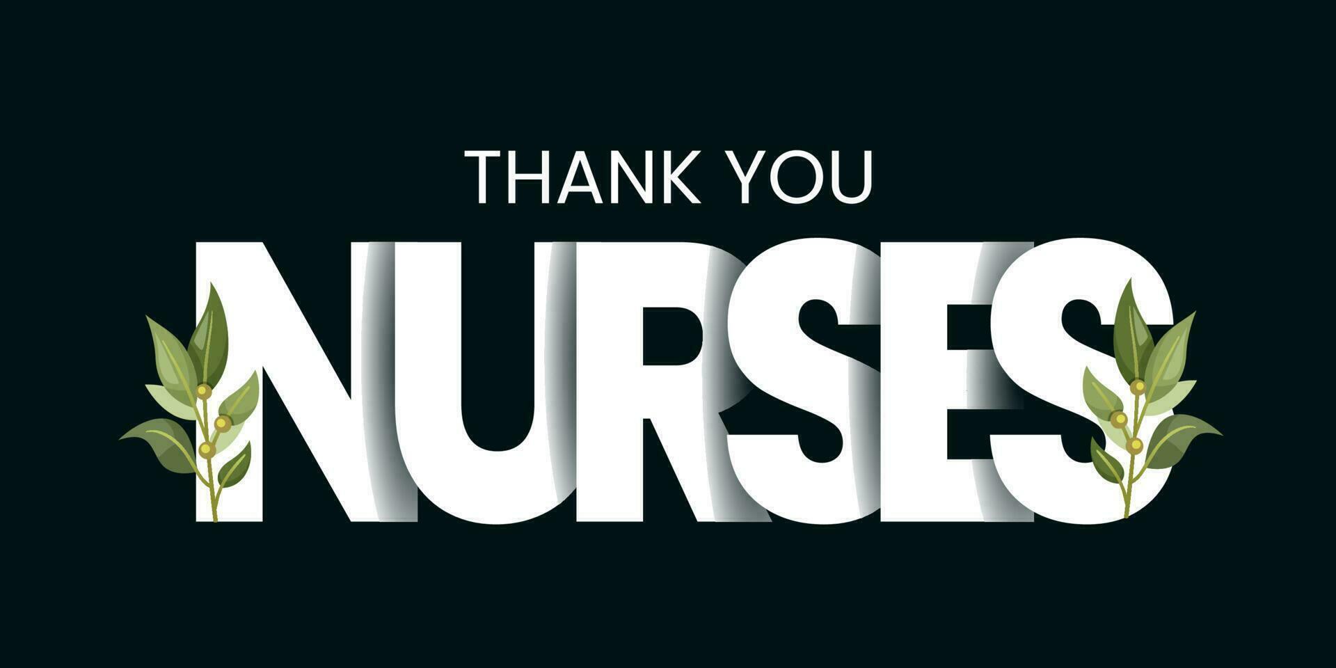 nacional enfermeiras dia é observado dentro Unidos estados em 6º pode do cada ano, obrigado você enfermeiros. vetor ilustração.