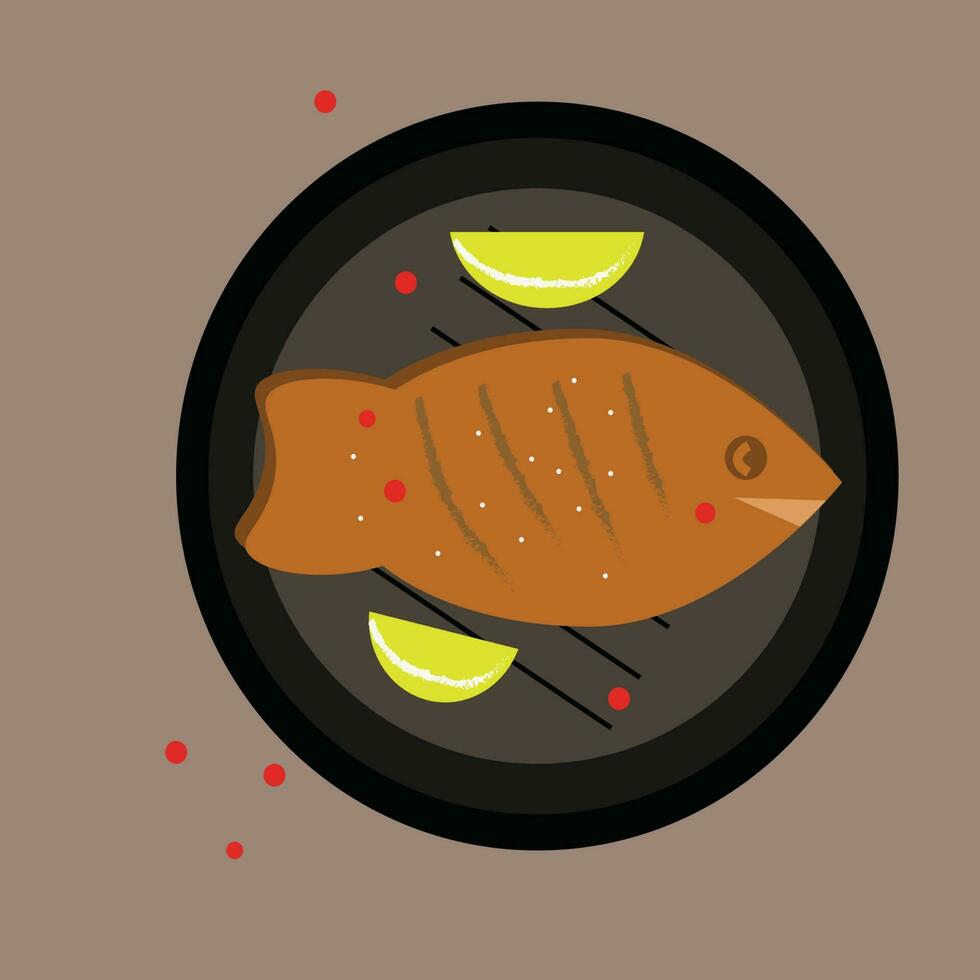 ilustração vetorial de peixe vetor