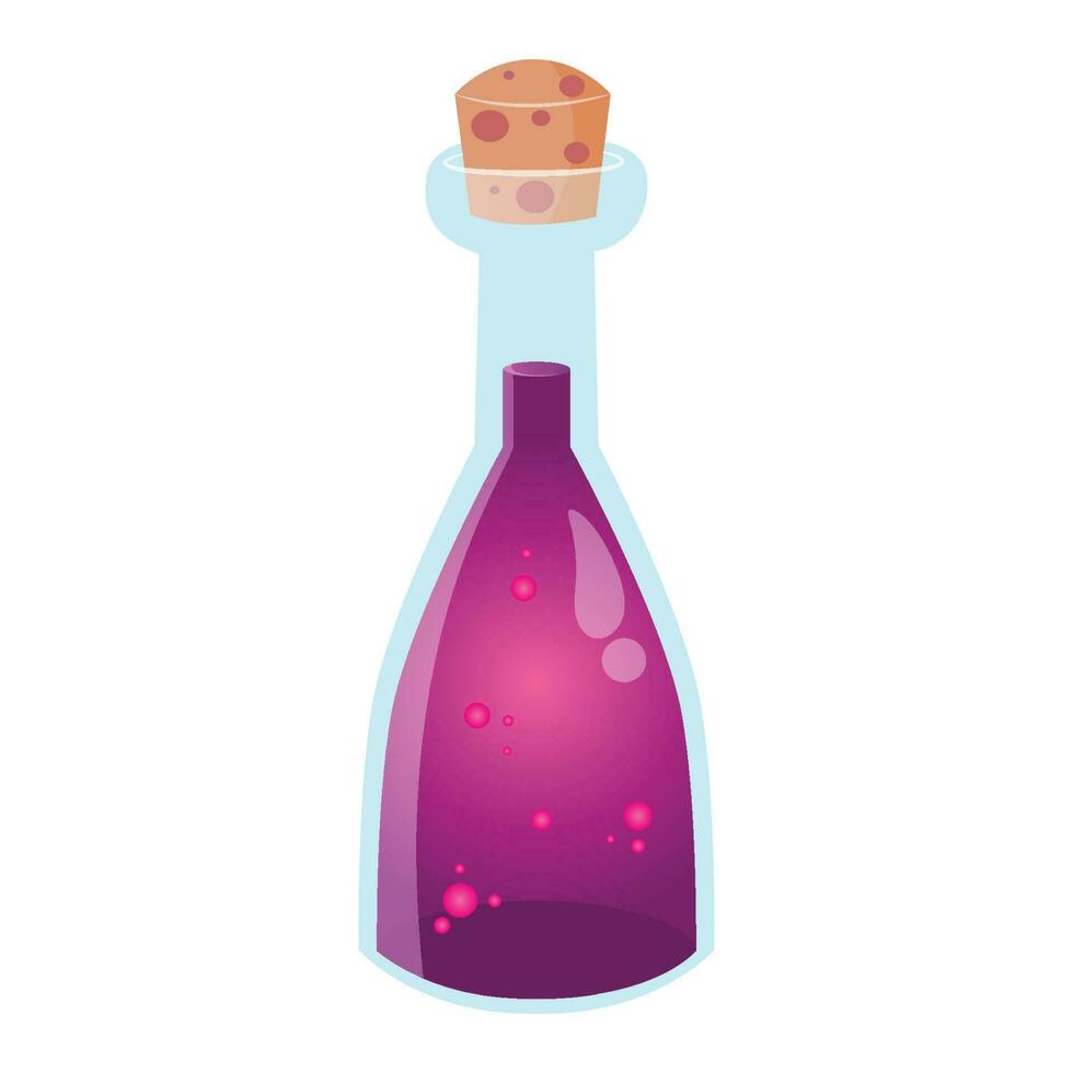 amor poção garrafa ou química frasco vetor ilustração gráfico