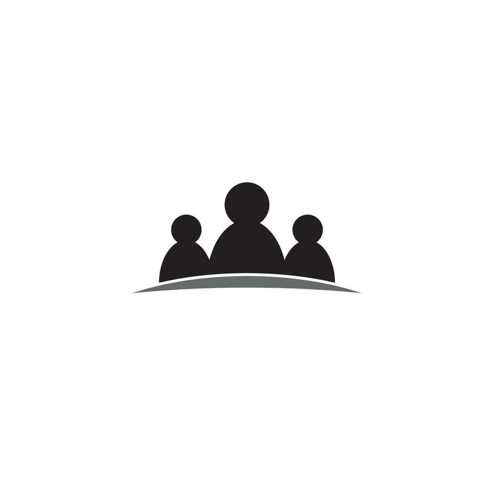 grupo do pessoas logotipo ou ícone Projeto vetor