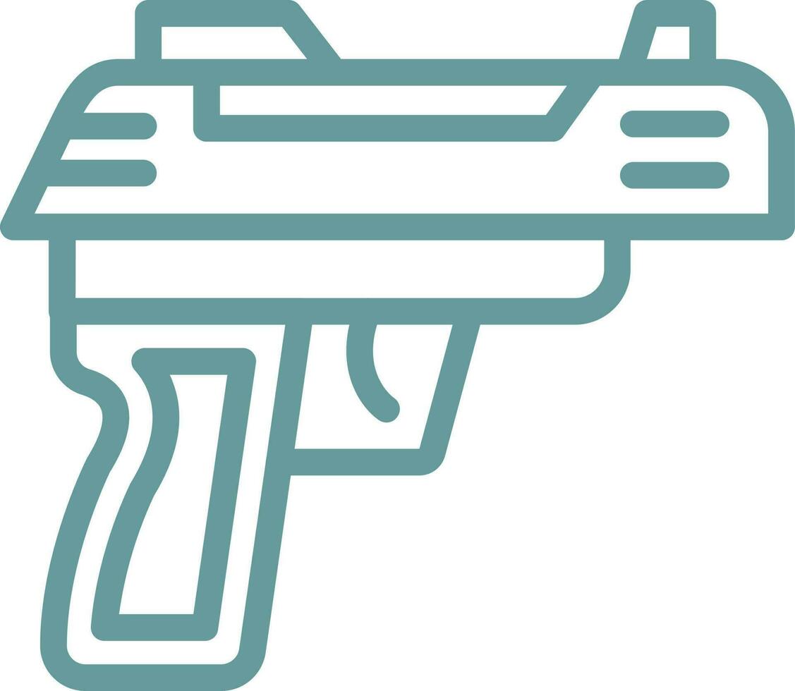 exército arma de fogo vetor ícone Projeto