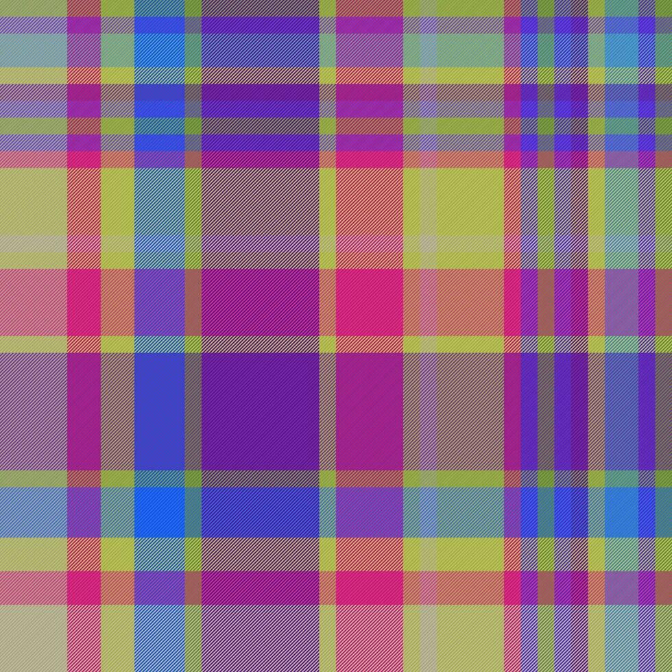 xadrez textura desatado. tecido Verifica padronizar. têxtil tartan fundo vetor. vetor