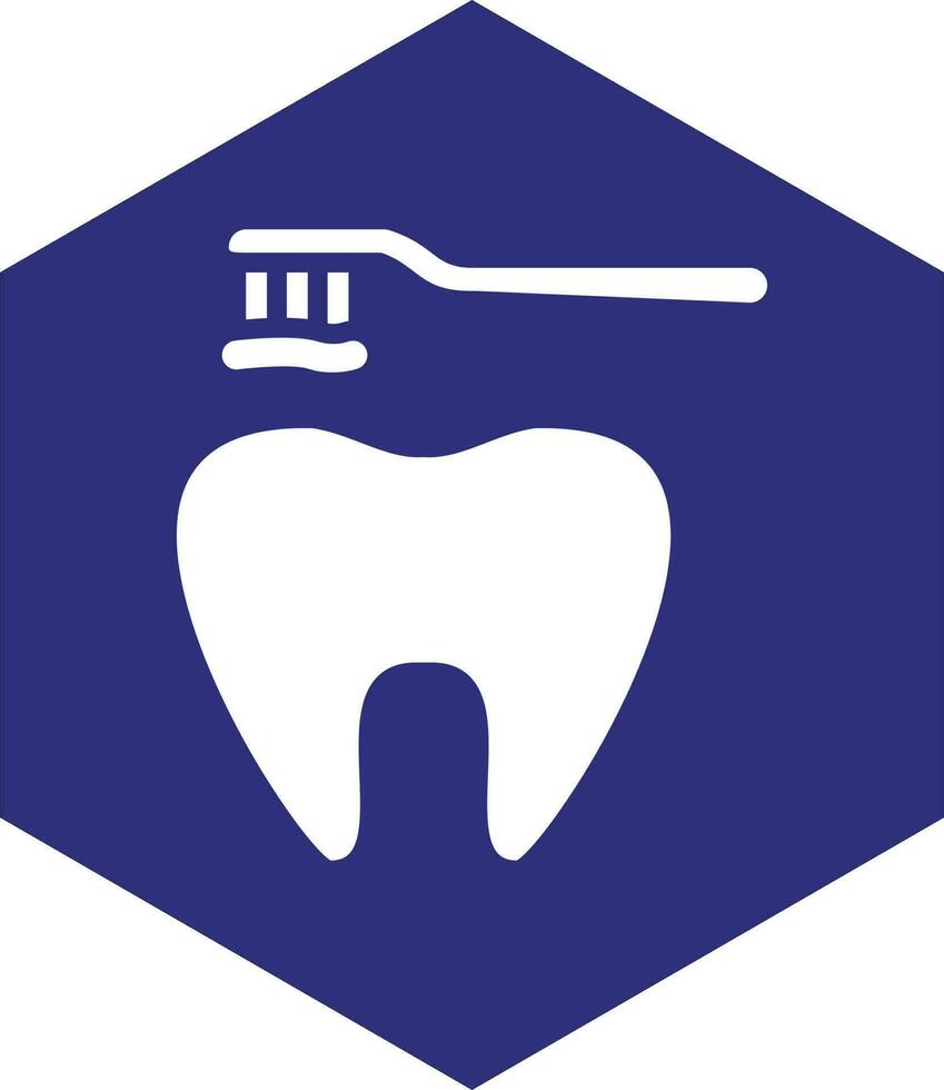 limpeza dente com escova vetor ícone Projeto