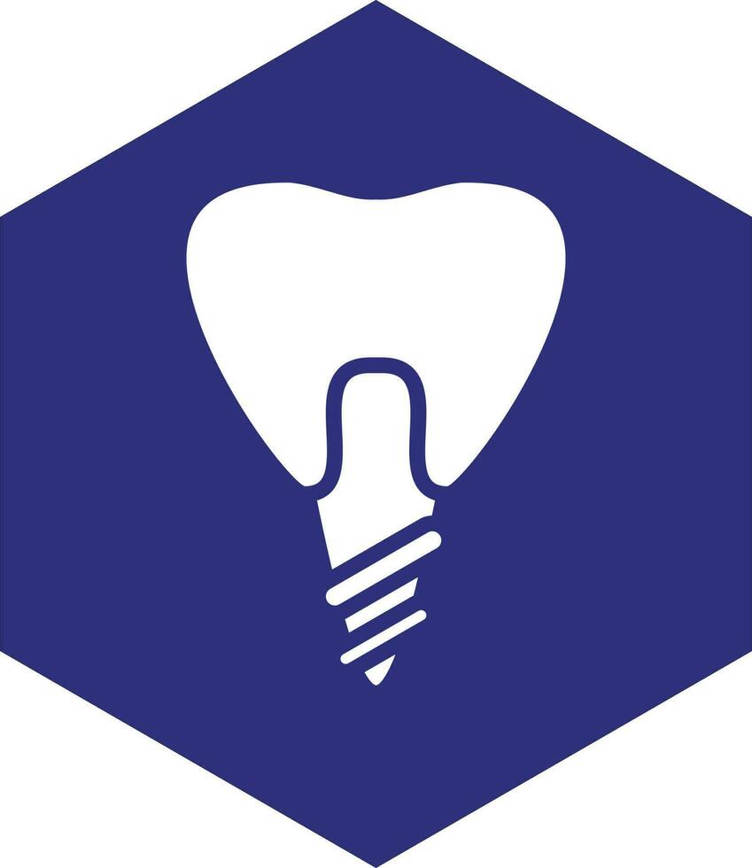 dental implantar vetor ícone Projeto