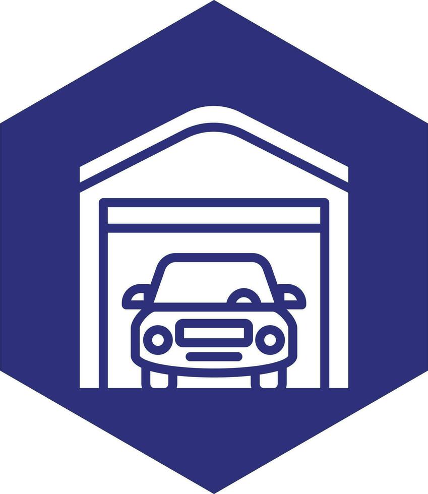 design de ícone de vetor de garagem