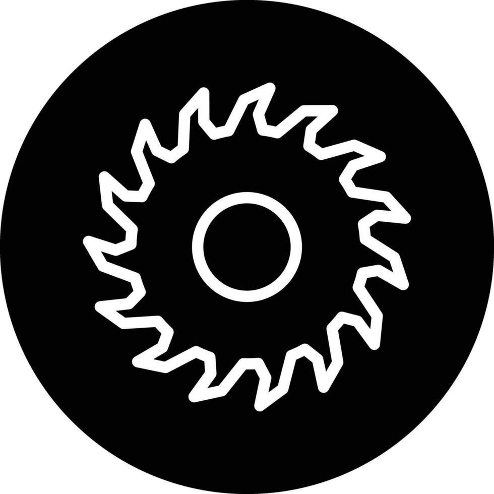 design de ícone de vetor de serra circular