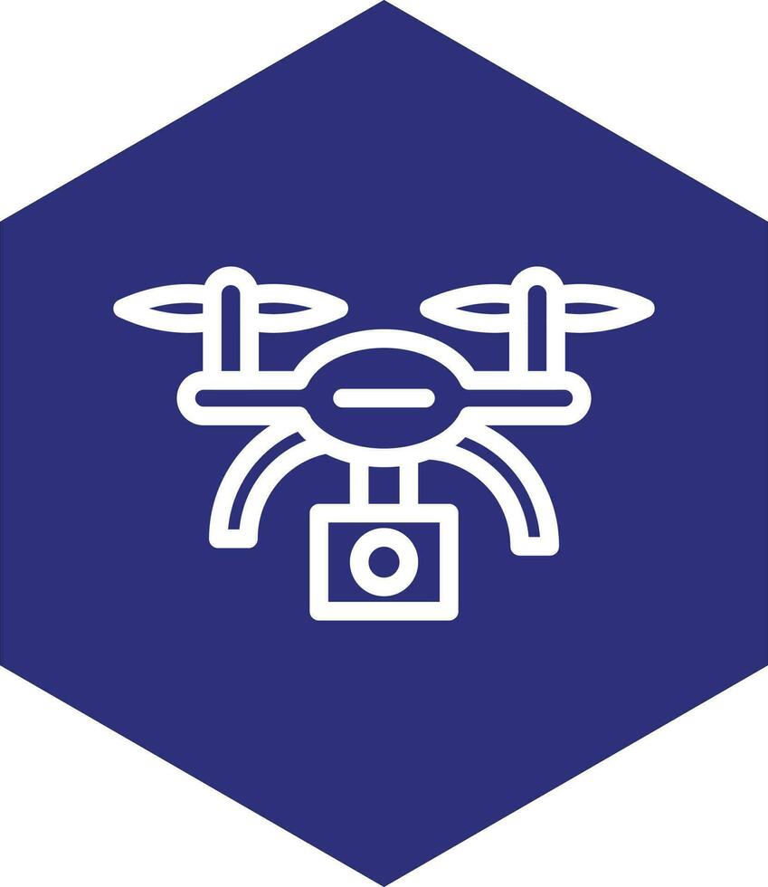 design de ícone de vetor de drone