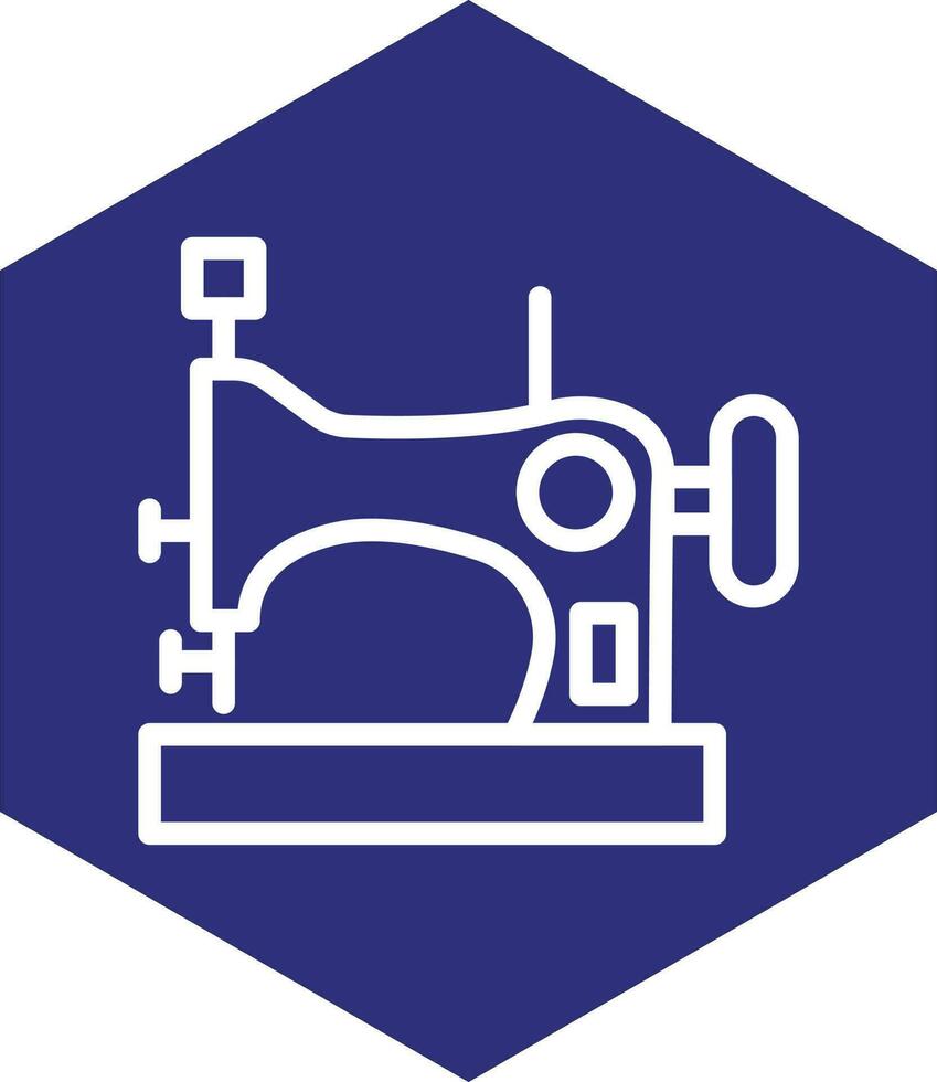 design de ícone de vetor de máquina de costura