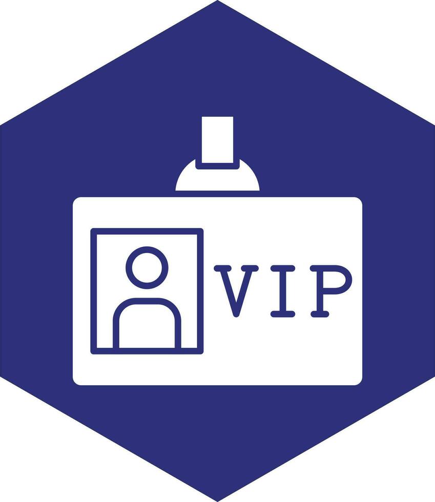 design de ícone de vetor de passe vip