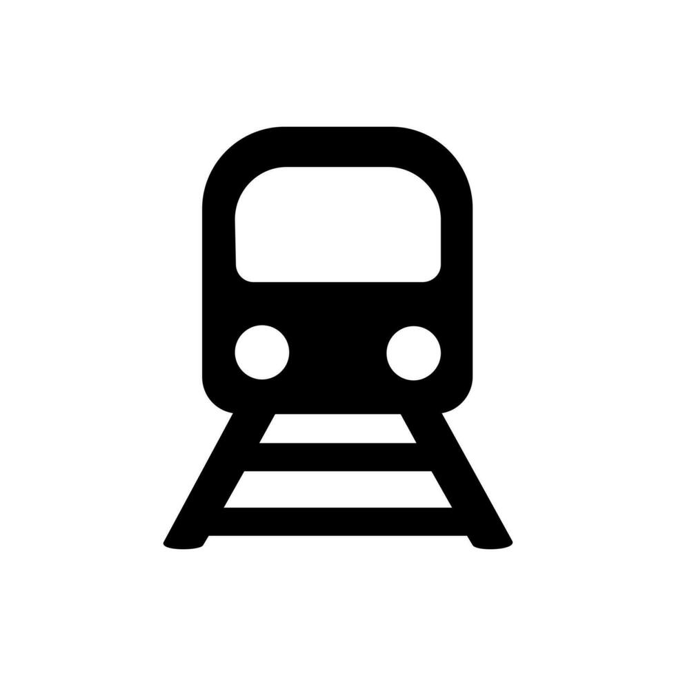 trem vetor ícone. eléctrico ilustração placa. viagem símbolo. público transporte logotipo.