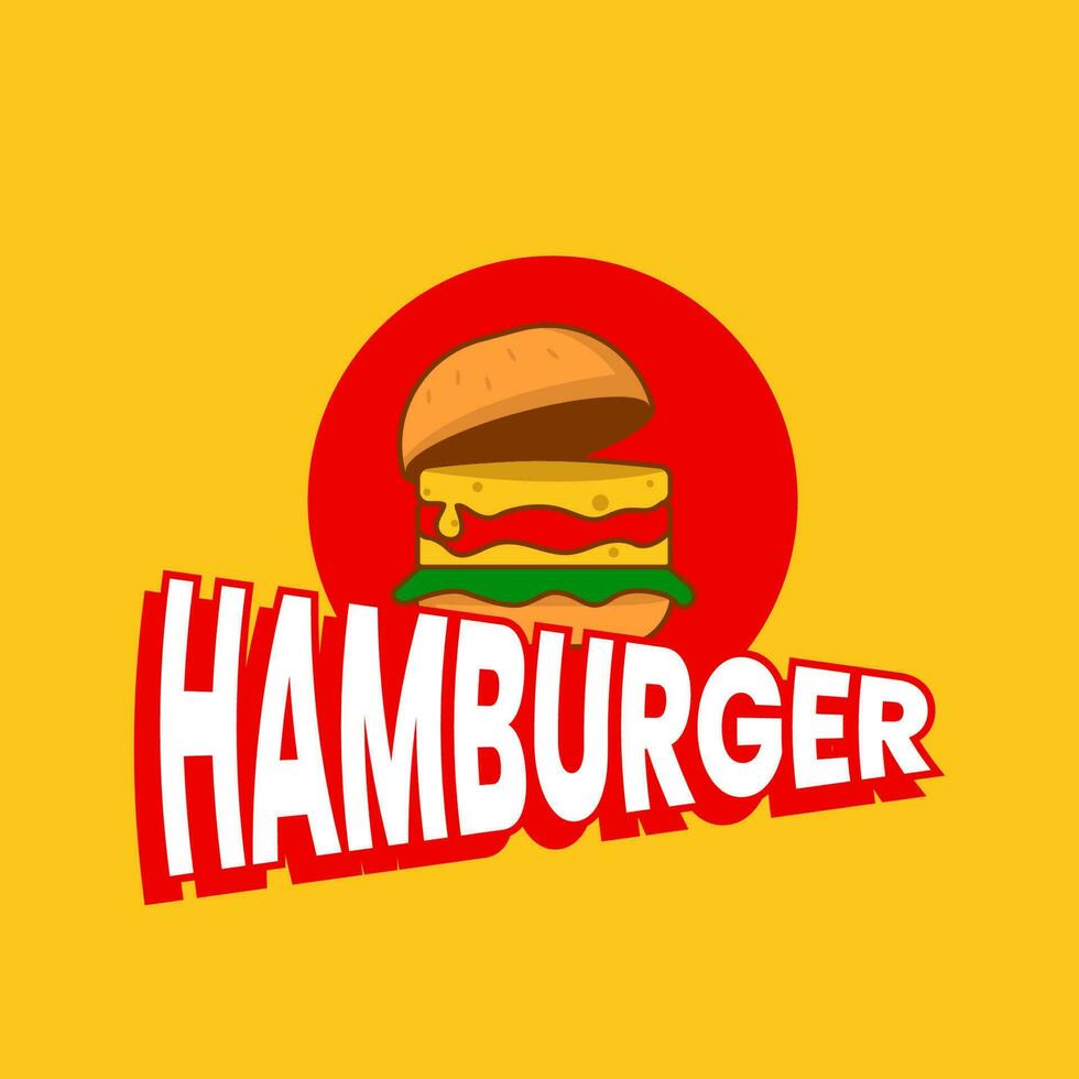 feliz hamburguer dia vetor