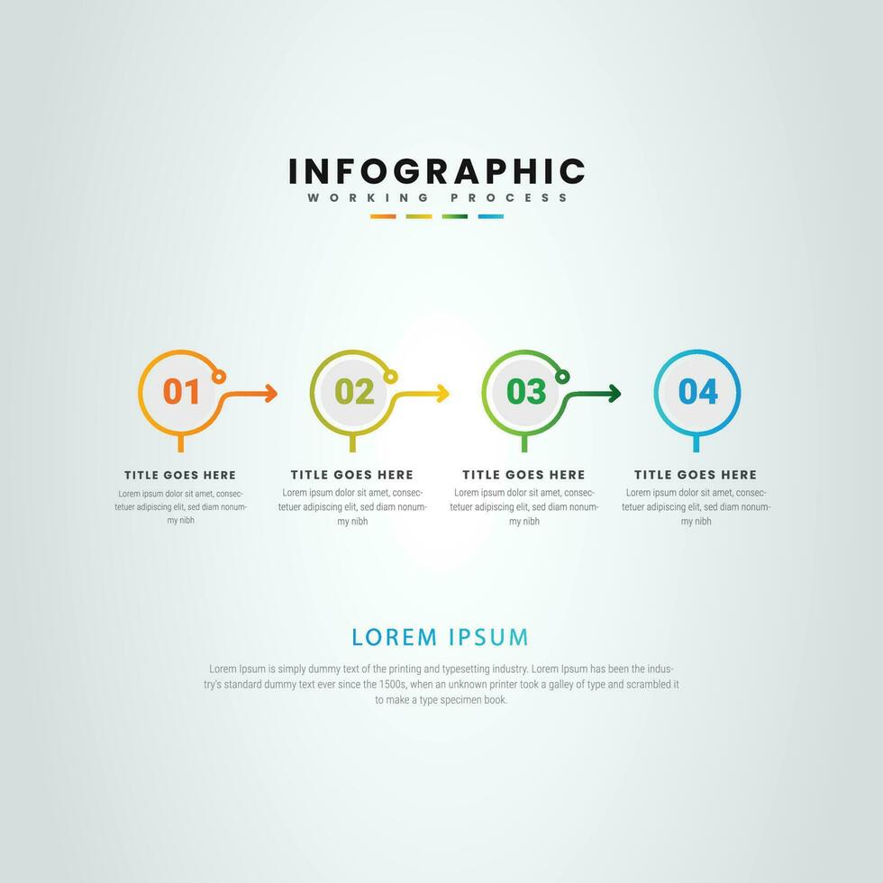 o negócio infográfico Projeto modelo vetor com ícones e 4 cinco opções ou passos. pode estar usava para processo diagrama, apresentações, fluxo de trabalho disposição, bandeira, fluxo gráfico, informação gráfico