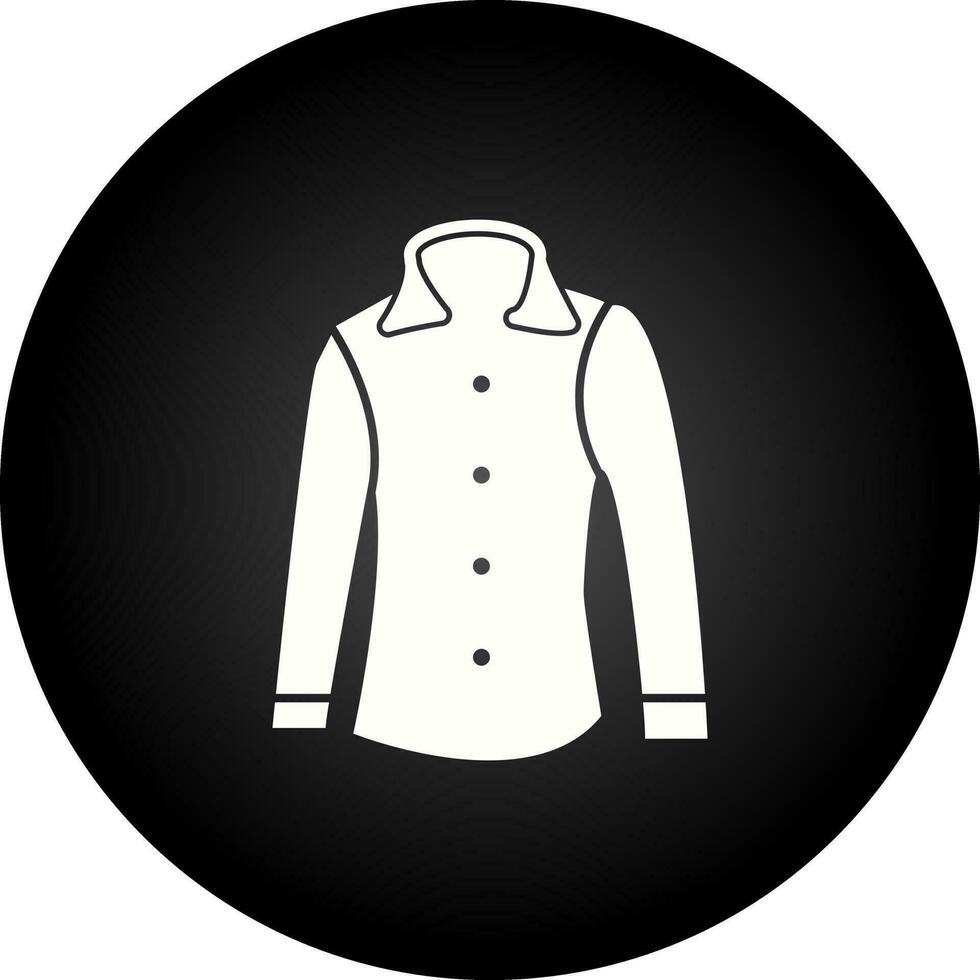 ícone de vetor de camisa formal