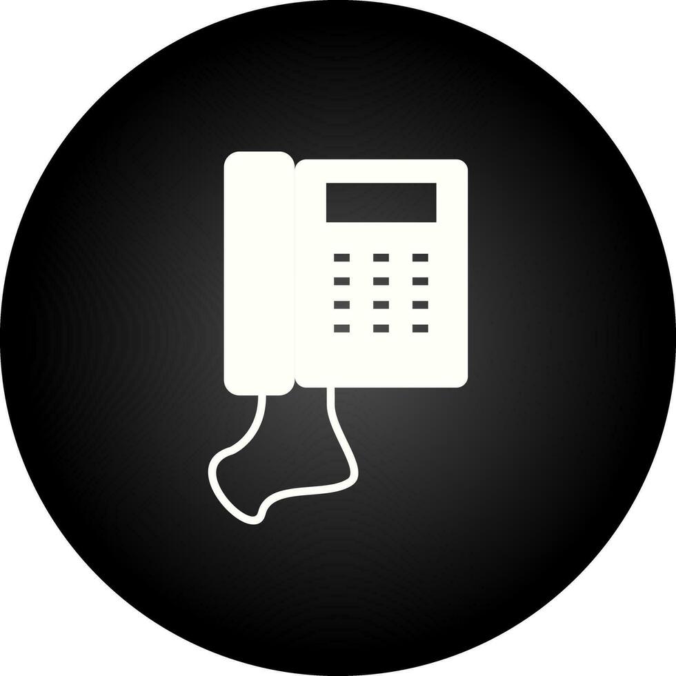 ícone de vetor de conjunto de telefone