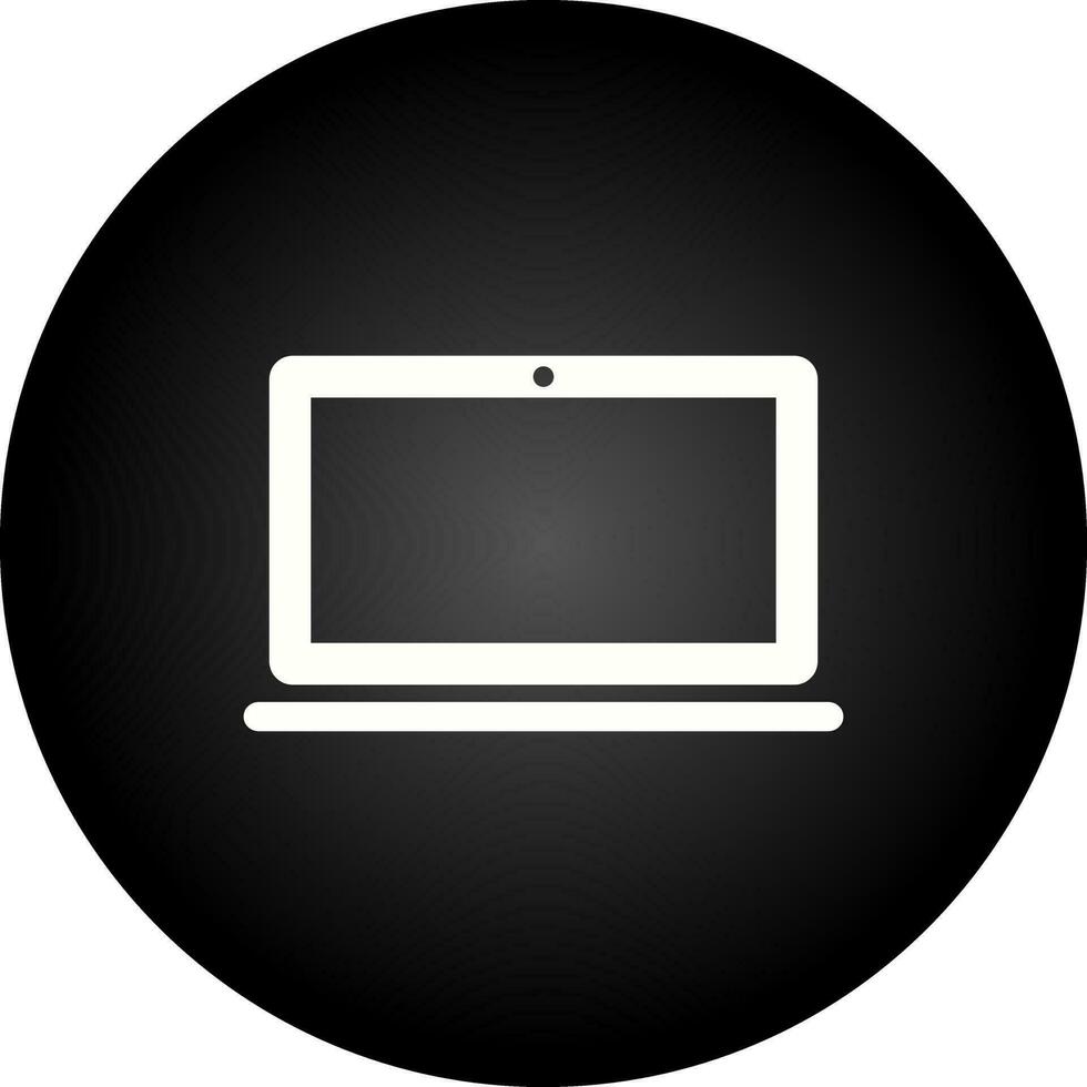 ícone de vetor de laptop